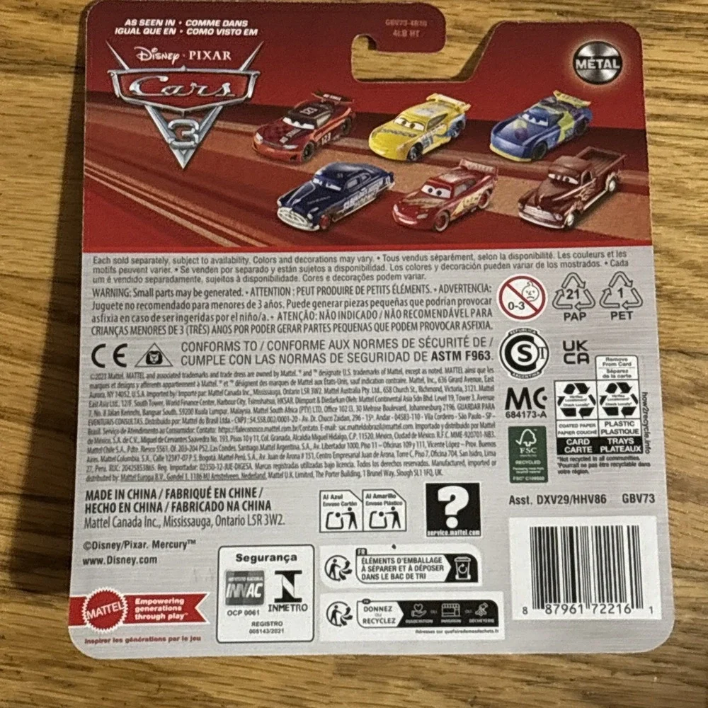 Barry Depedal 2026 Disney‎ Pixar Cars #64 RPM Car 1:55 Next Gen Racer